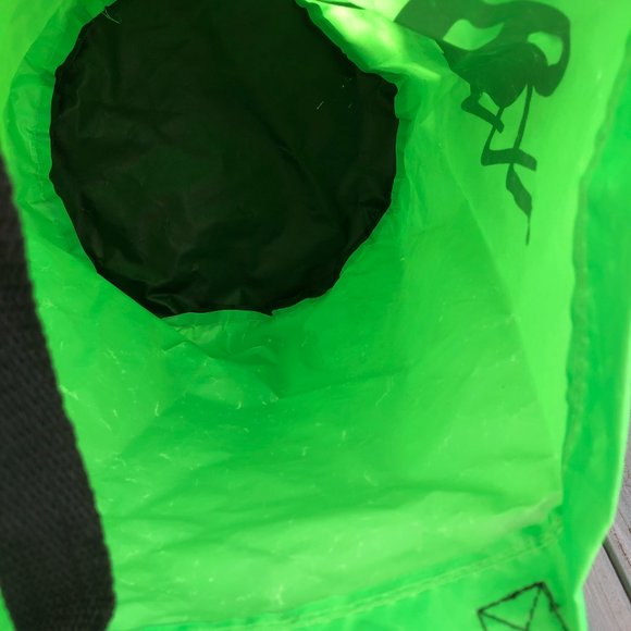 Beetle Bucket Bag - Neon Lime Green Heavy Duty One Handle  Bag - Picture 7 of 14